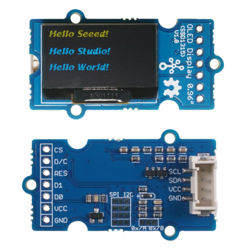 Chart - Seeed Studio Grove OLED 0.96